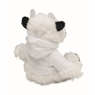 Peluche vaca con sudadera personalizado